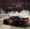 Kyle Busch celebrates his victory with a burnout after the Scotts EZ Seed 300 at Bristol Motor Speedway. Credit: Chris Trotman/Getty Images for NASCAR